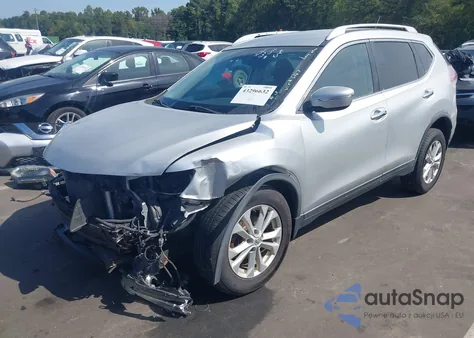 2015 Nissan Rogue Sv из США, поврежденный, VIN KNMAT2MV1FP546187